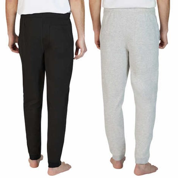 NWT Eddie Bauer Men’s Jogger Sweatpants Pants, 2-pack (Black & Heather Gray set) - Picture 4 of 9